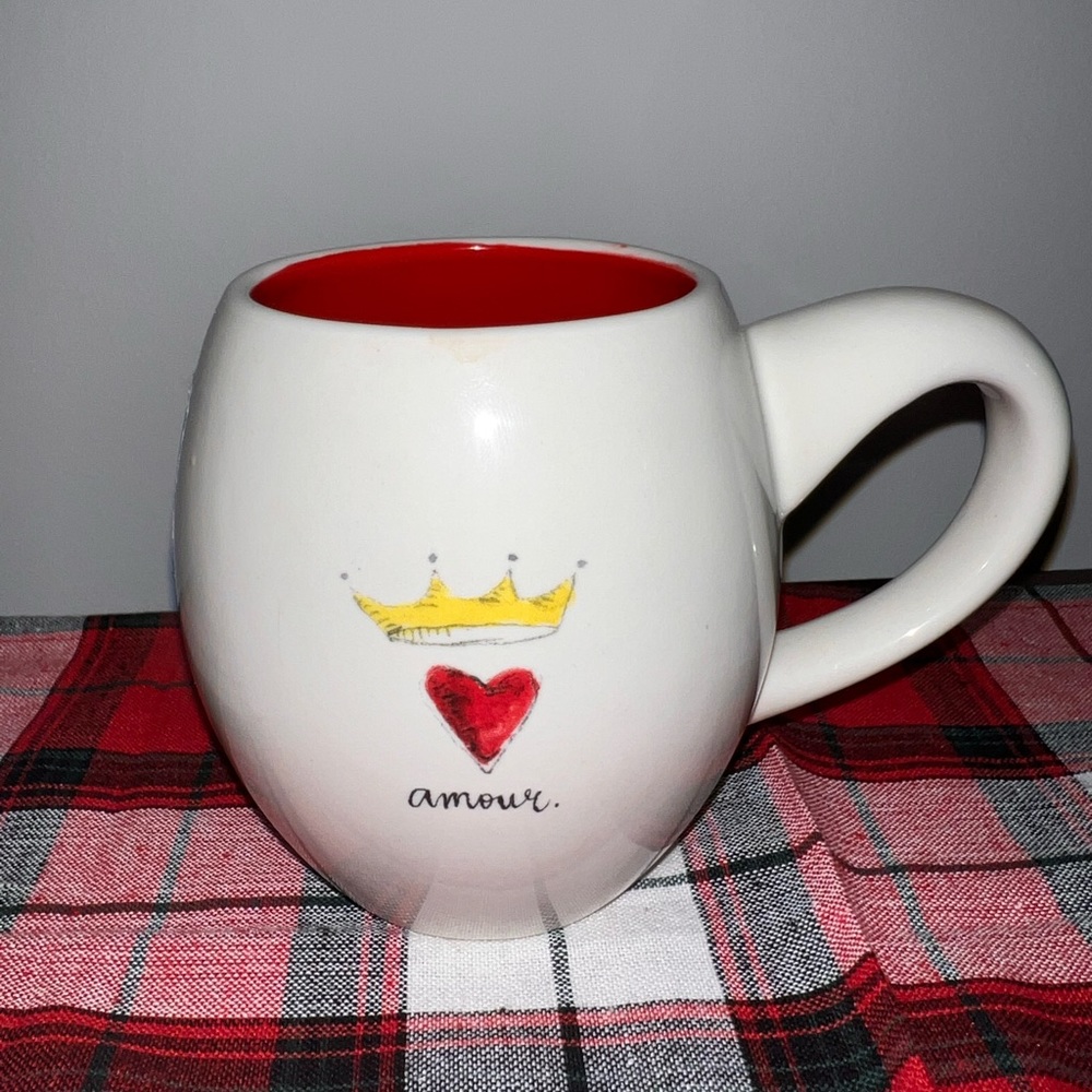 Rae Dunn “AMOUR” Mug M stamped!